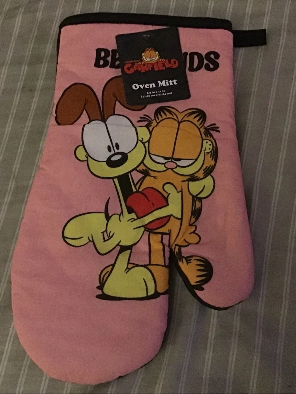 Garfield Oven Mitt & Pot Holder Set - Pink